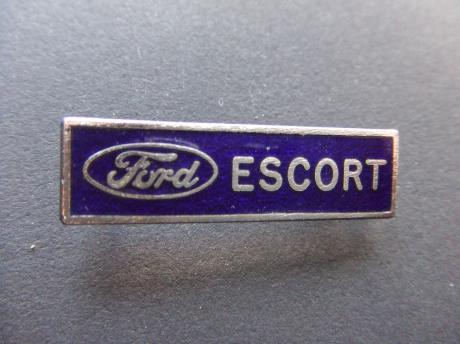 Ford Escort compact klasse model emaille